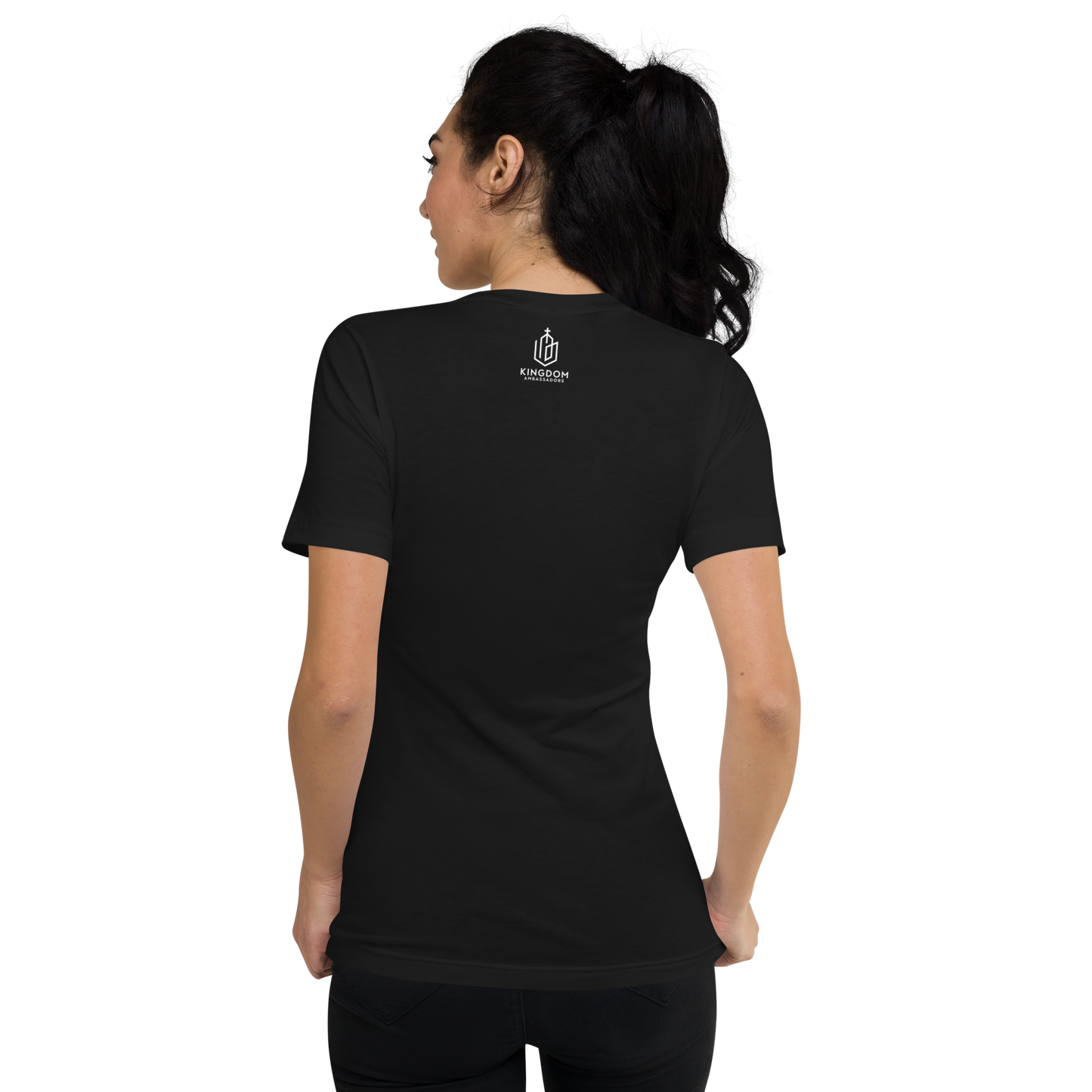 Ladies "Ma" V-Neck T-Shirt